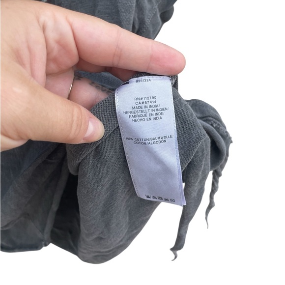 True Religion American Eagle Tie Front Crew Tee - Picture 5 of 6